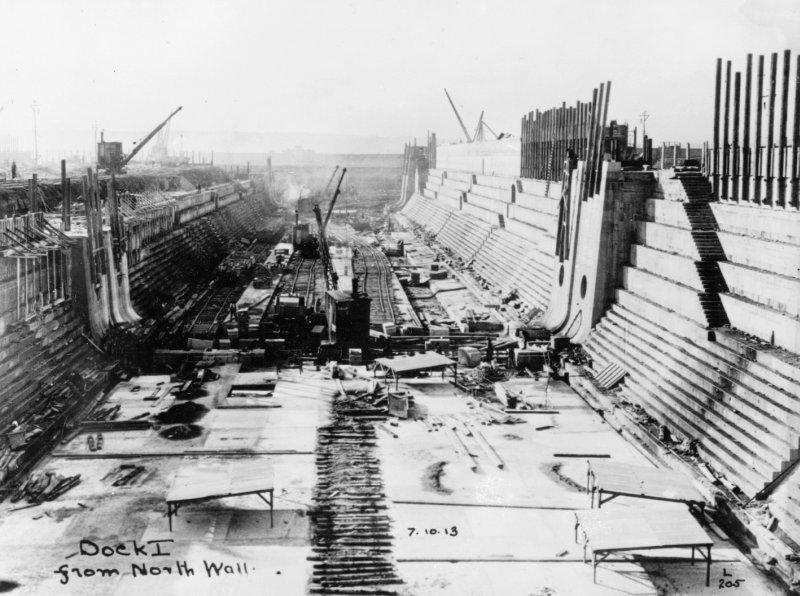 Rosyth Dock No. 1 October 1913