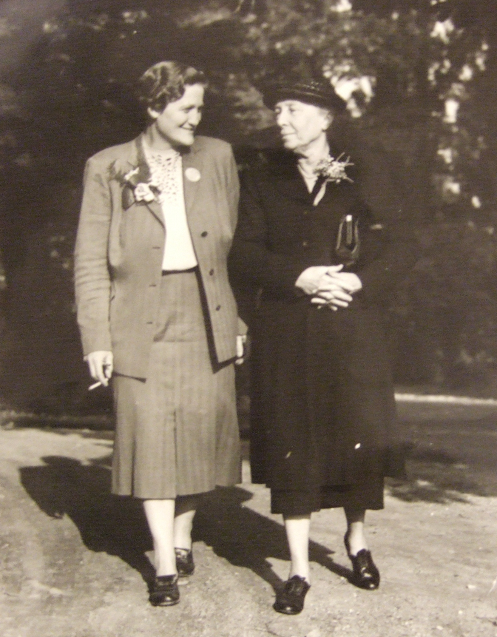 Anne Shaw with Lillian Gilbreth