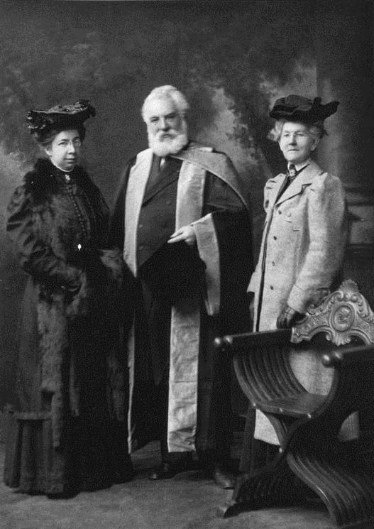 Bell on receiving an Honorary LLD from the University of Edinburgh, 1906
