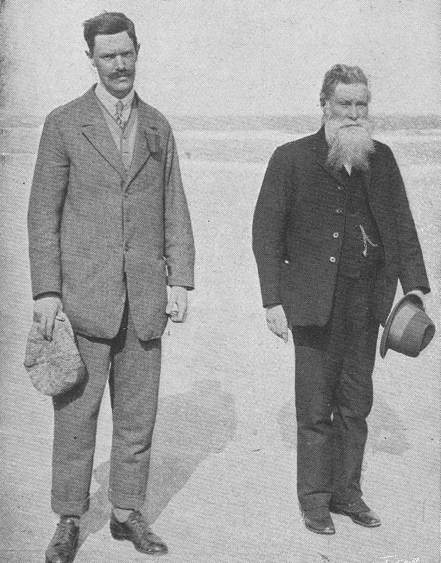 John Dunlop (r) with his son John.&nbsp;