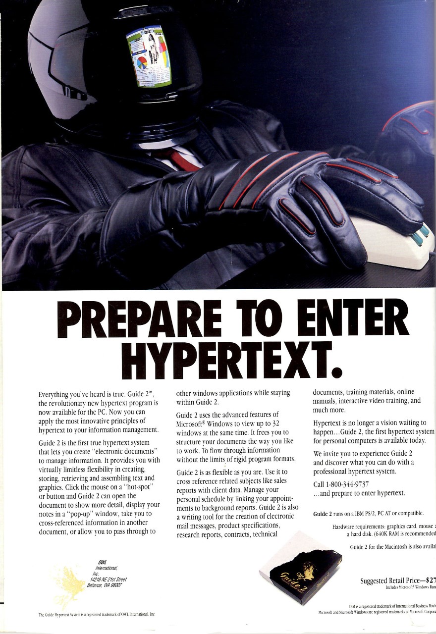 Advertisement for the 