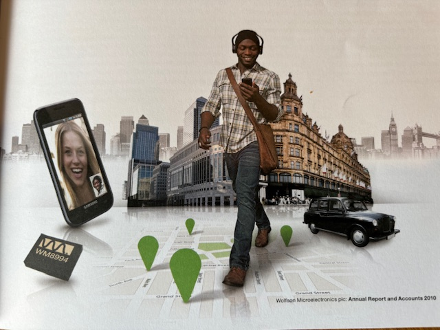 Wolfson Microelectronics Annual report cover, 2010