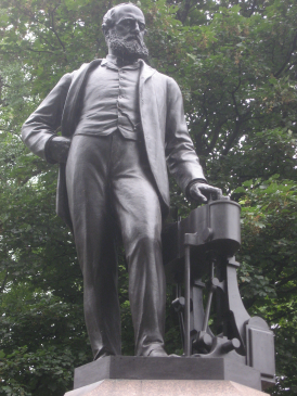 John Elder and his compound engine in Elder Park, Govan