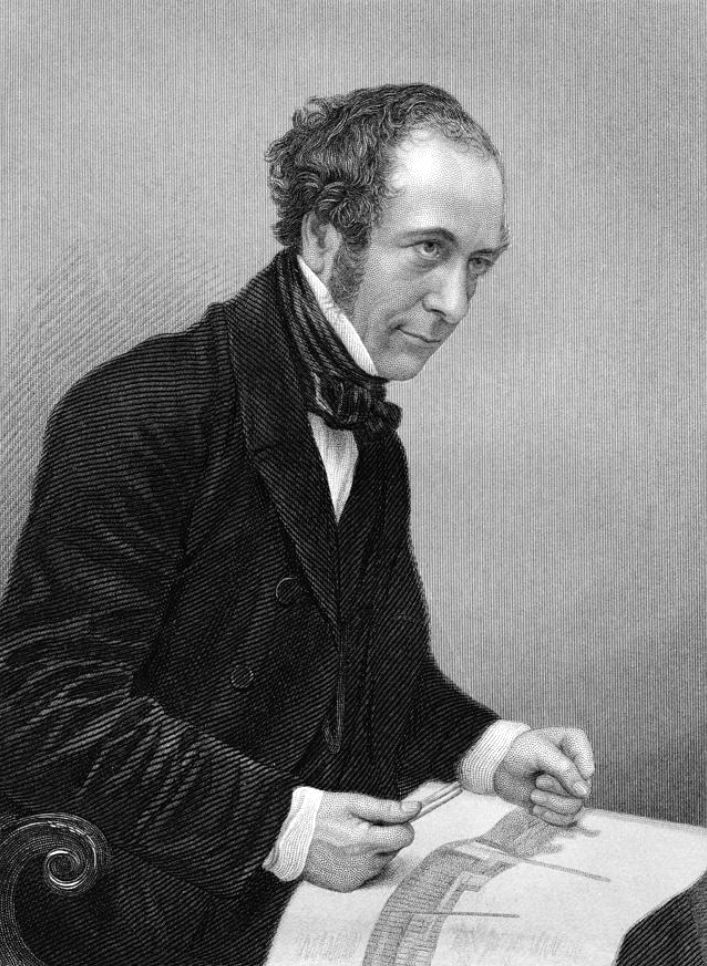 WH Mote engraving of John Scott Russell