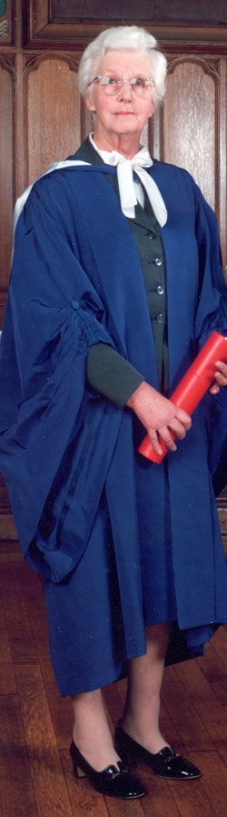 Mary Fergusson having been conferred Honorary DSc from Heriot-Watt University