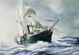 ps Santiago, built by Randolph Elder & Co. Launched 1865 for Pacific Steam Navigation Company