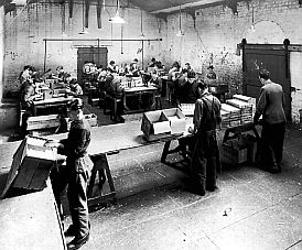 Wicking and packing paraffin wax night lights